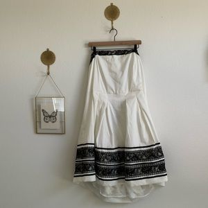 City Chic Strapless Sateen Dress with Black Lace - Size XL (24) - New with tags